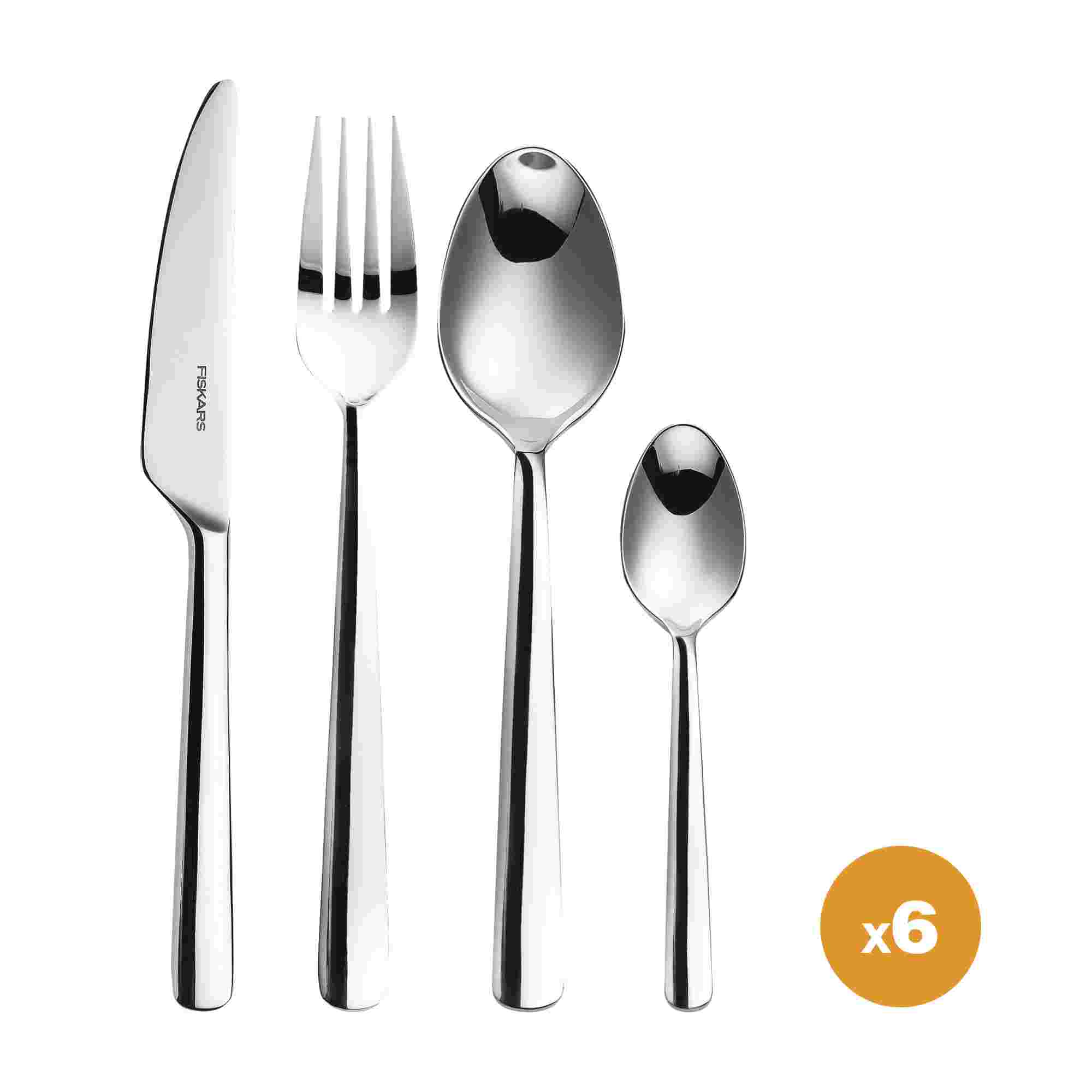 Poleeritud söögiriistade komplekt 24 tk Functional Form